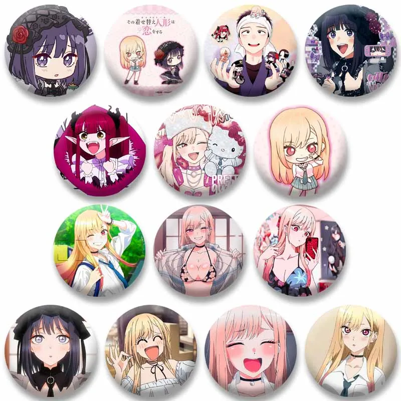 Cute Cartoon My Dress Up Darling Brooch Anime Figure Marin Wakana Lapel Pin Backpack Clothing Hat Accessories Badge Jewelry Gift
Cute Cartoon My Dress Up Darling Brooch Anime Figure Marin Wakana Lapel Pin Backpack Clothing Hat Accessories Badge Jewelry Gift