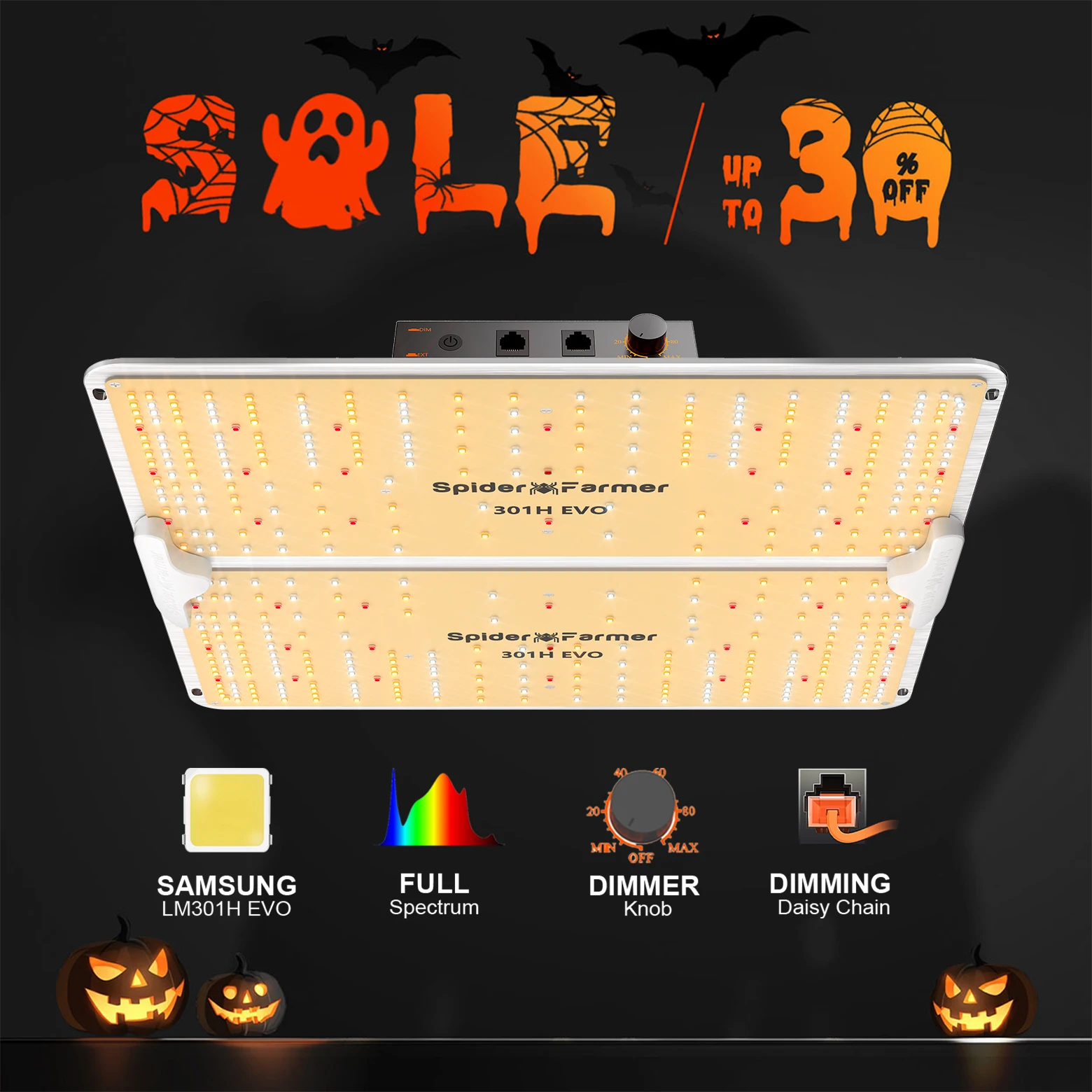 Светодиодный светильник для выращивания растений Spider Farmer SF2000Pro Samsung LM301H EVO с регулируемой яркостью, световая плата для наборов для выращивания овощей, цветочных растений
Светодиодный светильник для выращивания растений Spider Farmer SF2000Pro Samsung LM301H EVO с регулируемой яркостью, световая плата для наборов для выращивания овощей, цветочных растений