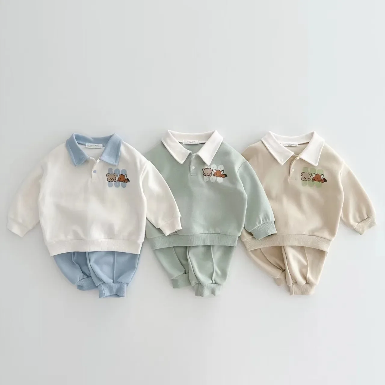 7460 Children Clothing Set 2023 Autumn Simple Fashion Boy's Suit Lapel Color Matching Polo Sweater +Pant Casual Two Piece Set
7460 Children Clothing Set 2023 Autumn Simple Fashion Boy's Suit Lapel Color Matching Polo Sweater +Pant Casual Two Piece Set