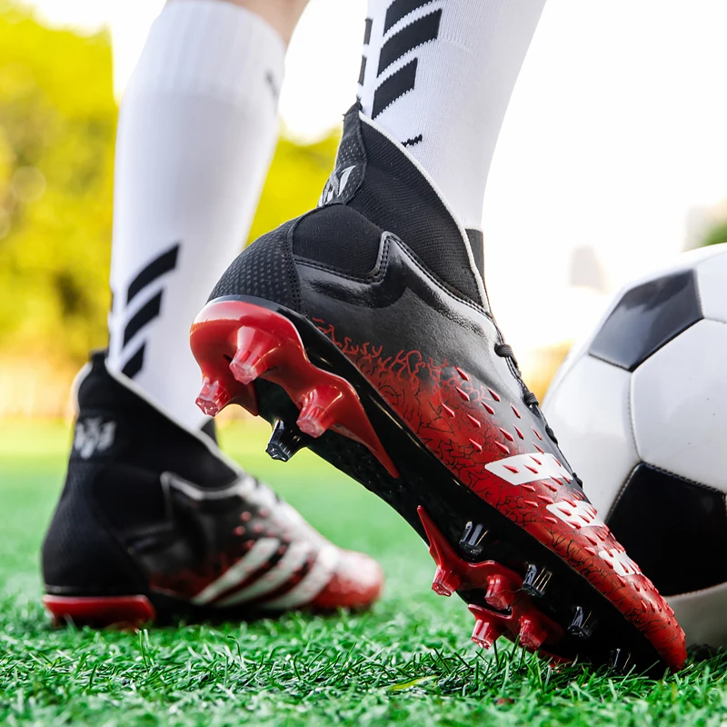 Men‘s Professional Light Weight Non Slip Soccer Soft TF/FG Football Boots Cleats Grass Training Sneakers Outdoor Sports FootWear
Men‘s Professional Light Weight Non Slip Soccer Soft TF/FG Football Boots Cleats Grass Training Sneakers Outdoor Sports FootWear
