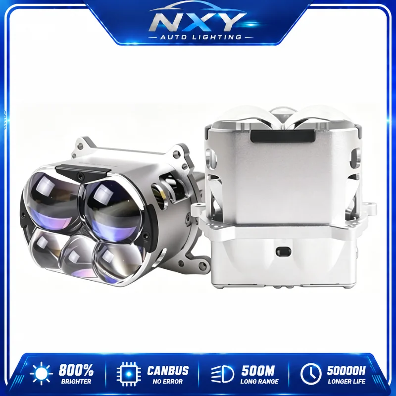 NXY C5S Bi LED Projector Lens Headlight 160W 6000K Hi Lo Beam 5 Eye Canbus Error Free Plug&Play H4 H7 H11 Retrofit Upgrade
NXY C5S Bi LED Projector Lens Headlight 160W 6000K Hi Lo Beam 5 Eye Canbus Error Free Plug&Play H4 H7 H11 Retrofit Upgrade