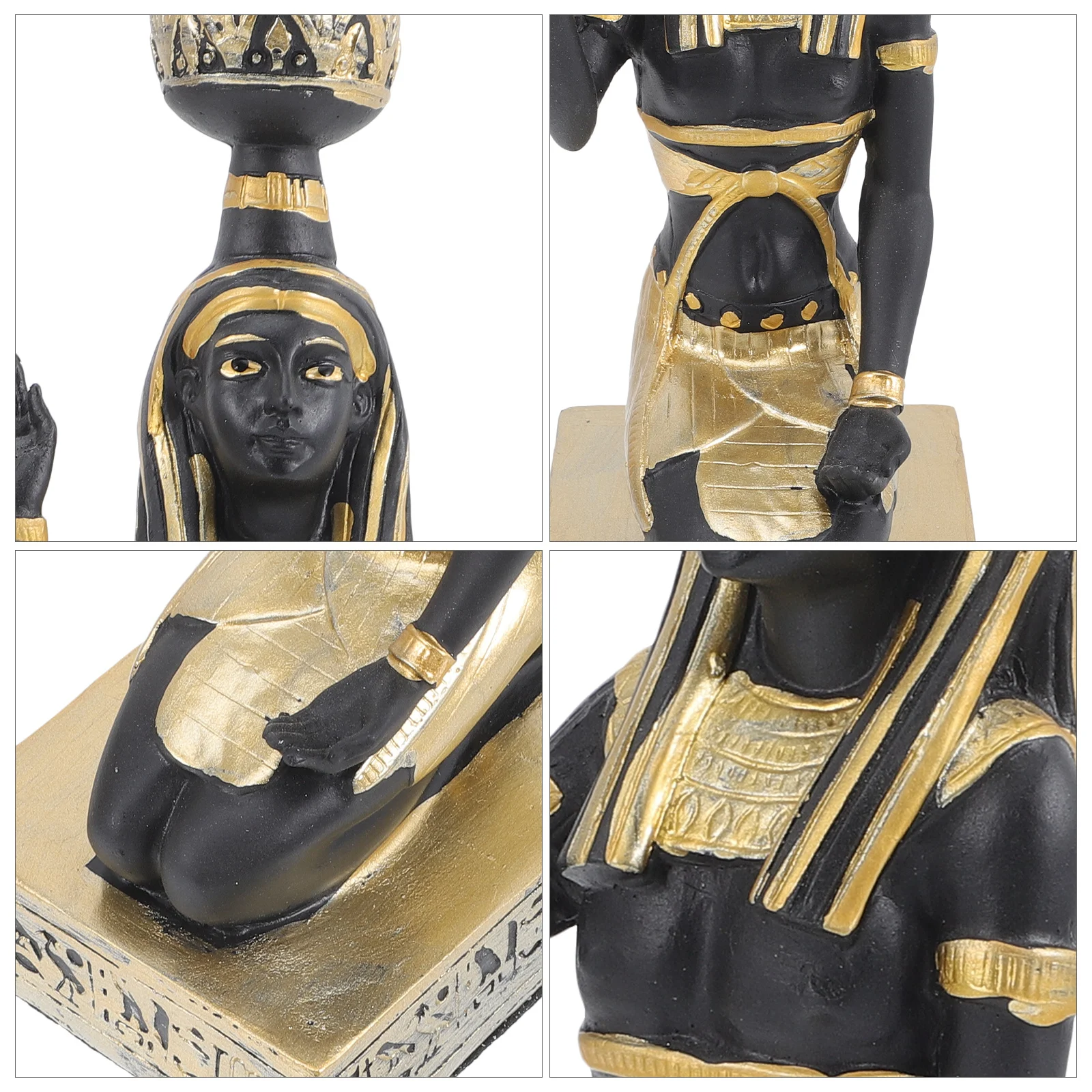 Resin Egypt Themed Holder Vintage Style Desktop Candlestick for Living Room Bedroom Dining Table Home Decor Party
Resin Egypt Themed Holder Vintage Style Desktop Candlestick for Living Room Bedroom Dining Table Home Decor Party