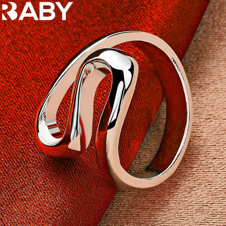 URBABY 925 Sterling Silver Irregular Ring For Women and Men Simple Charm Fashion Jewelry Party Accessories Birthday Gifts
URBABY 925 Sterling Silver Irregular Ring For Women and Men Simple Charm Fashion Jewelry Party Accessories Birthday Gifts
