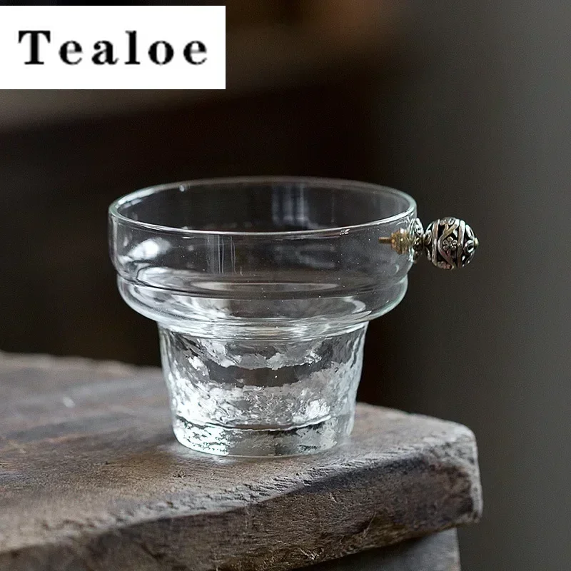 Japanese Style Hammer Pattern Heat-Resistant Glass Tea Funnel Tea Strainer Set Transparent Kung Fu Tea Set Stainless
Japanese Style Hammer Pattern Heat-Resistant Glass Tea Funnel Tea Strainer Set Transparent Kung Fu Tea Set Stainless
