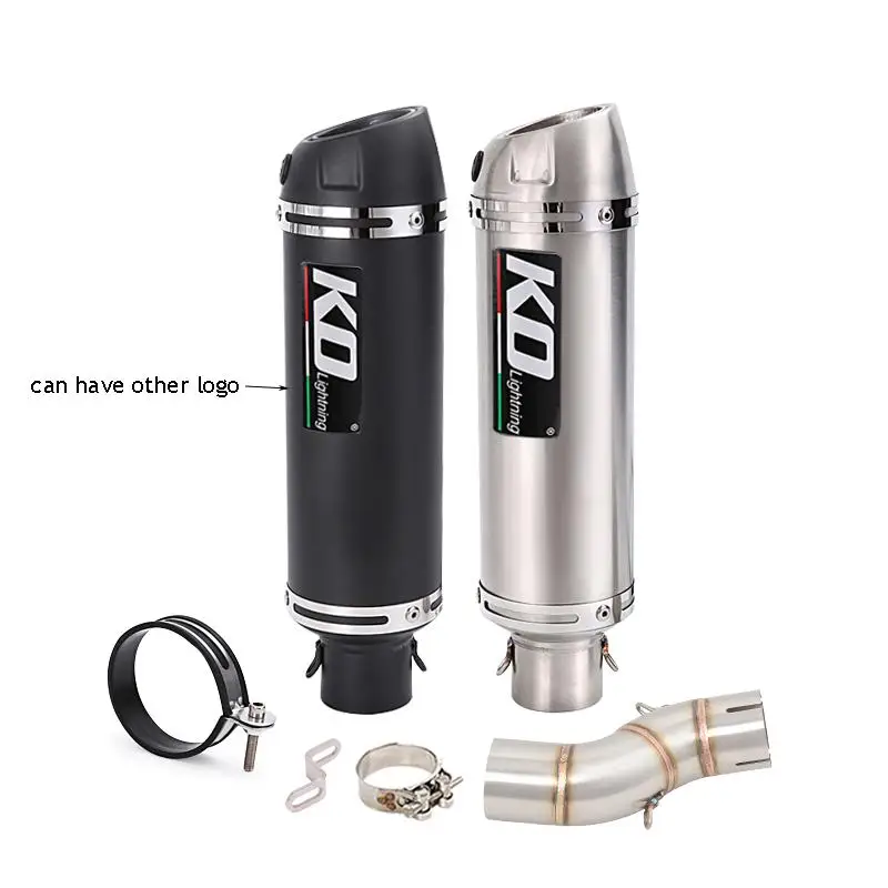 Motorcycl Exhaust System Mid Connect Pipe Slip On 51mm Carbon Fiber Muffler Silencer With DB Killer For SUZUKI SFV650 2009-2016
Motorcycl Exhaust System Mid Connect Pipe Slip On 51mm Carbon Fiber Muffler Silencer With DB Killer For SUZUKI SFV650 2009-2016