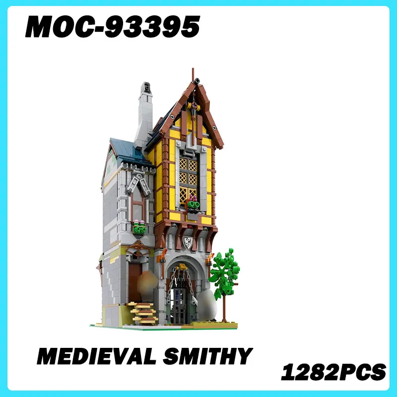 MOC-93395 Medieval Smithy Blocks Modelbuilding Blocks Assemble Small Particles Brick Architecture Creative Assembly Building
MOC-93395 Medieval Smithy Blocks Modelbuilding Blocks Assemble Small Particles Brick Architecture Creative Assembly Building