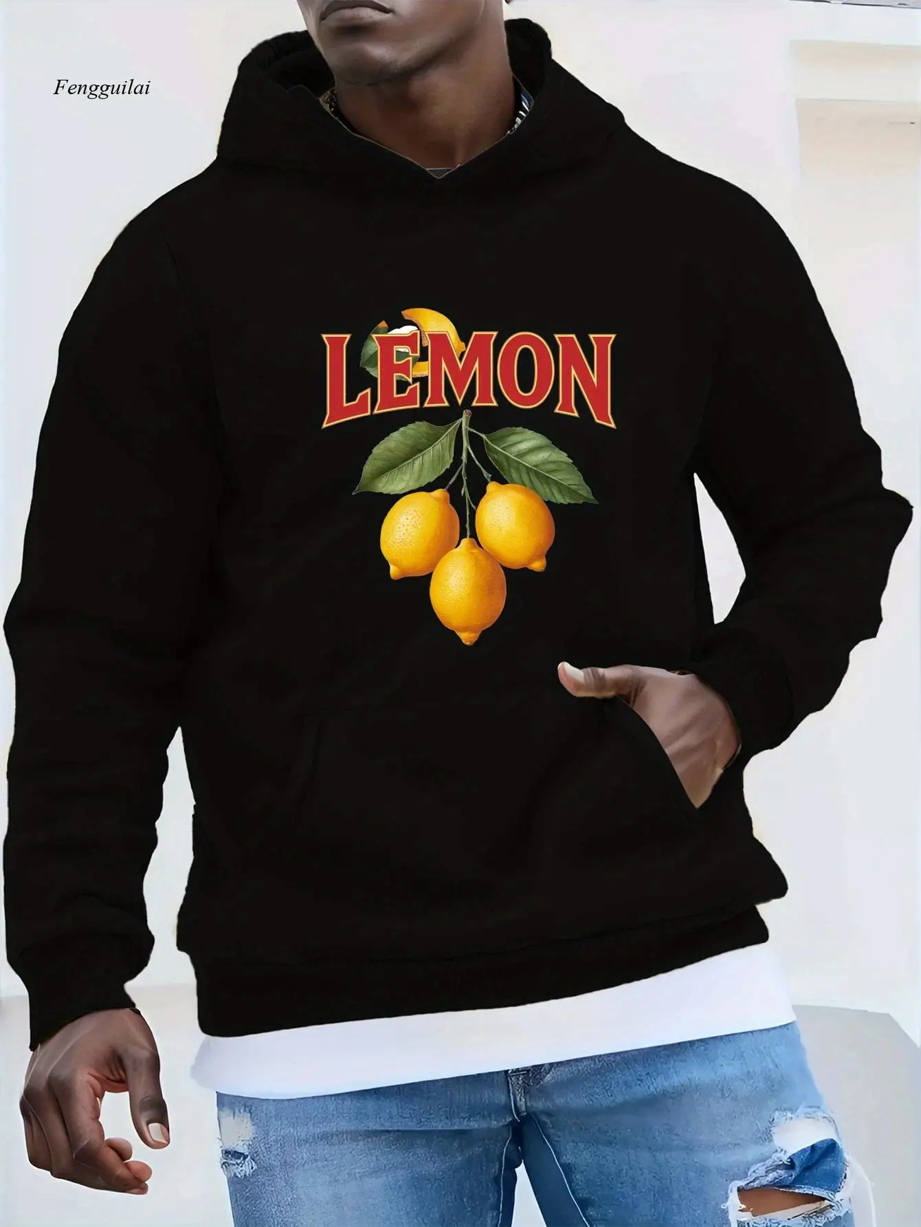 Повседневная толстовка с рисунком лимона, трикотажная ткань, неэластичная, свободная посадка, геометрический узор, воротник с капюшоном
Повседневная толстовка с рисунком лимона, трикотажная ткань, неэластичная, свободная посадка, геометрический узор, воротник с капюшоном