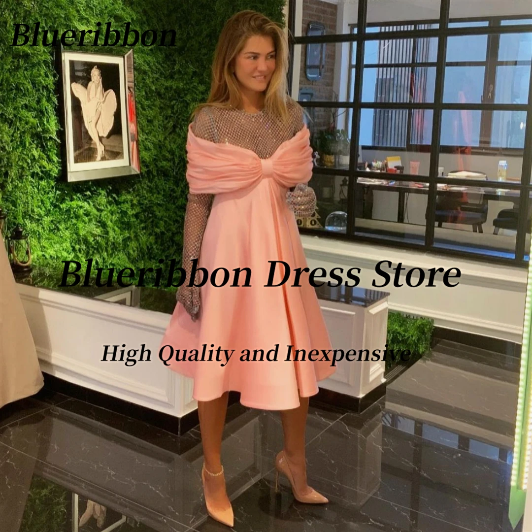 Blueribbon 2024 Homecoming Party Gowns A Line Satin Tea Length Prom Dresses Long Sleeves Birthday Banquet Girls Wear Dress
Blueribbon 2024 Homecoming Party Gowns A Line Satin Tea Length Prom Dresses Long Sleeves Birthday Banquet Girls Wear Dress