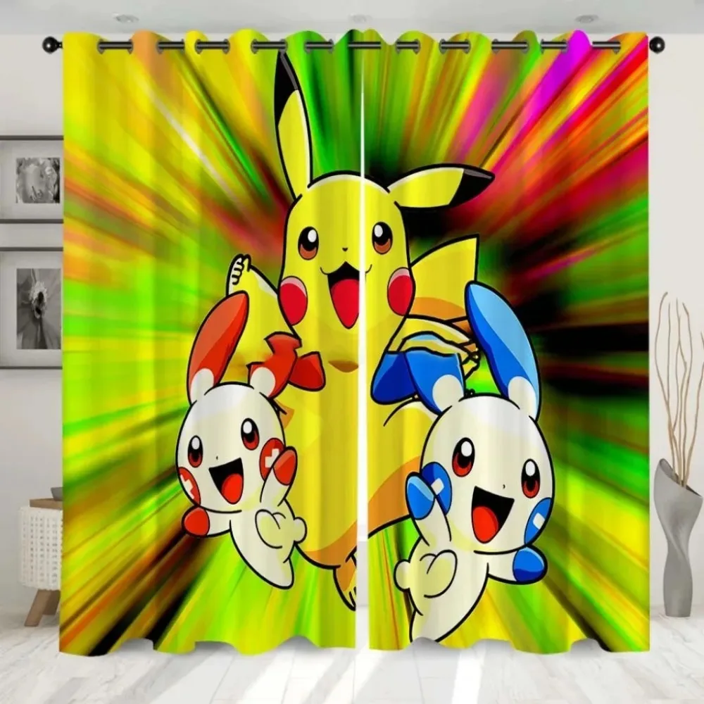 Pikachu living room blackout curtains cartoon curtains 2pcs kids bedroom decoration sunscreen curtains can be customized.
Pikachu living room blackout curtains cartoon curtains 2pcs kids bedroom decoration sunscreen curtains can be customized.