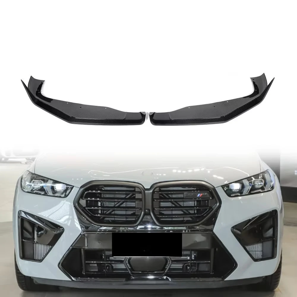 Dry Carbon Fiber X6M Front Bumper Lip For X6M F96 LCI 2023 2024 High Quality 2pcs
Dry Carbon Fiber X6M Front Bumper Lip For X6M F96 LCI 2023 2024 High Quality 2pcs