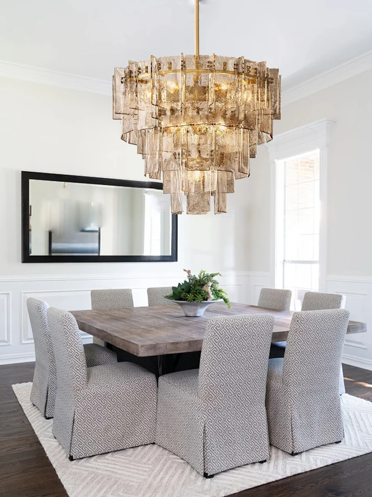 Classic Glass Brushed Gold Ceiling Pendant Light Led Dining Room Table Decoration Light Fixture 2025 Lamparas Teto
Classic Glass Brushed Gold Ceiling Pendant Light Led Dining Room Table Decoration Light Fixture 2025 Lamparas Teto