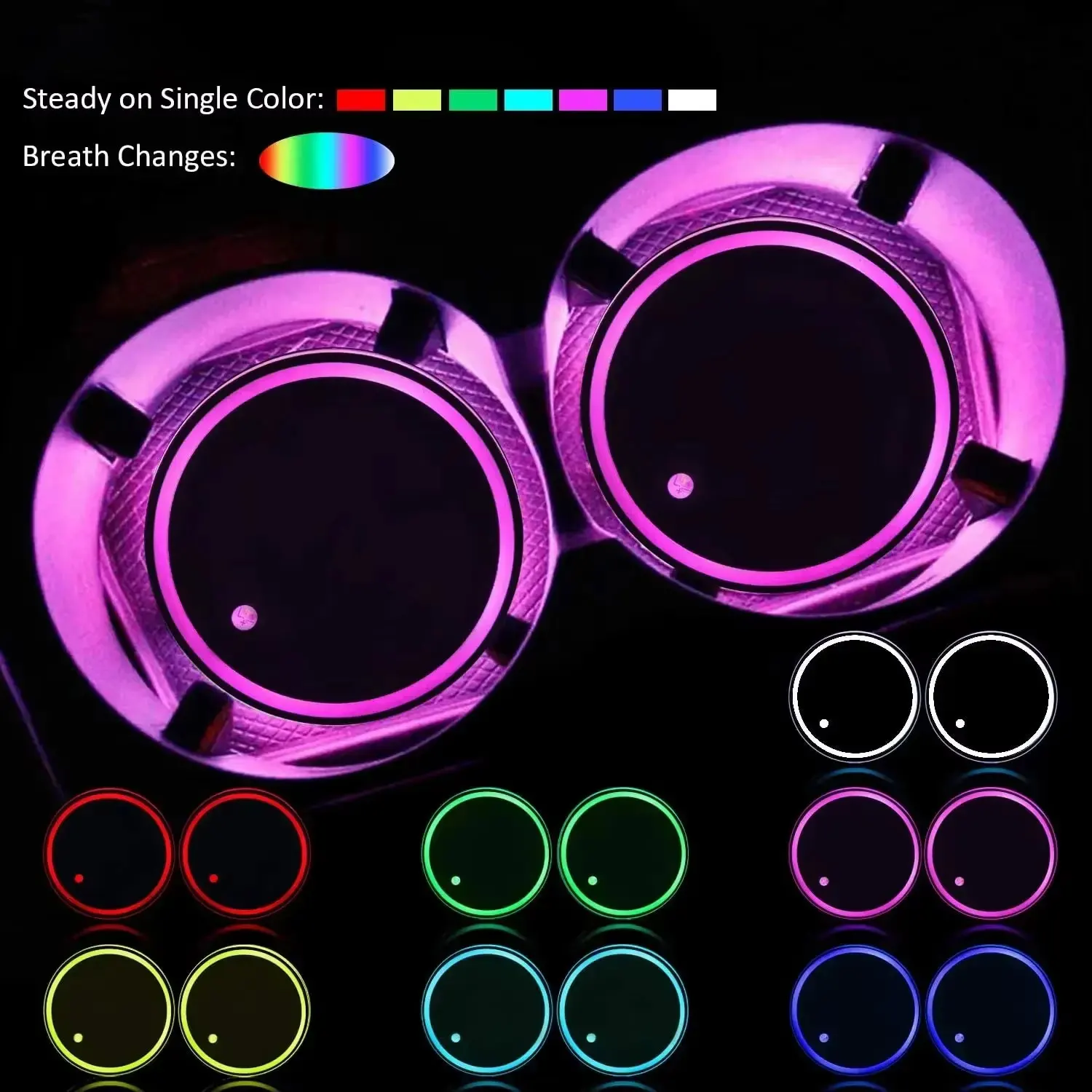 Car LED Cup Holder Light Mats Car Coasters Bottle Atmosphere Light Constellation Backlight LED Cup Holder Pads Car Accessories
Car LED Cup Holder Light Mats Car Coasters Bottle Atmosphere Light Constellation Backlight LED Cup Holder Pads Car Accessories
