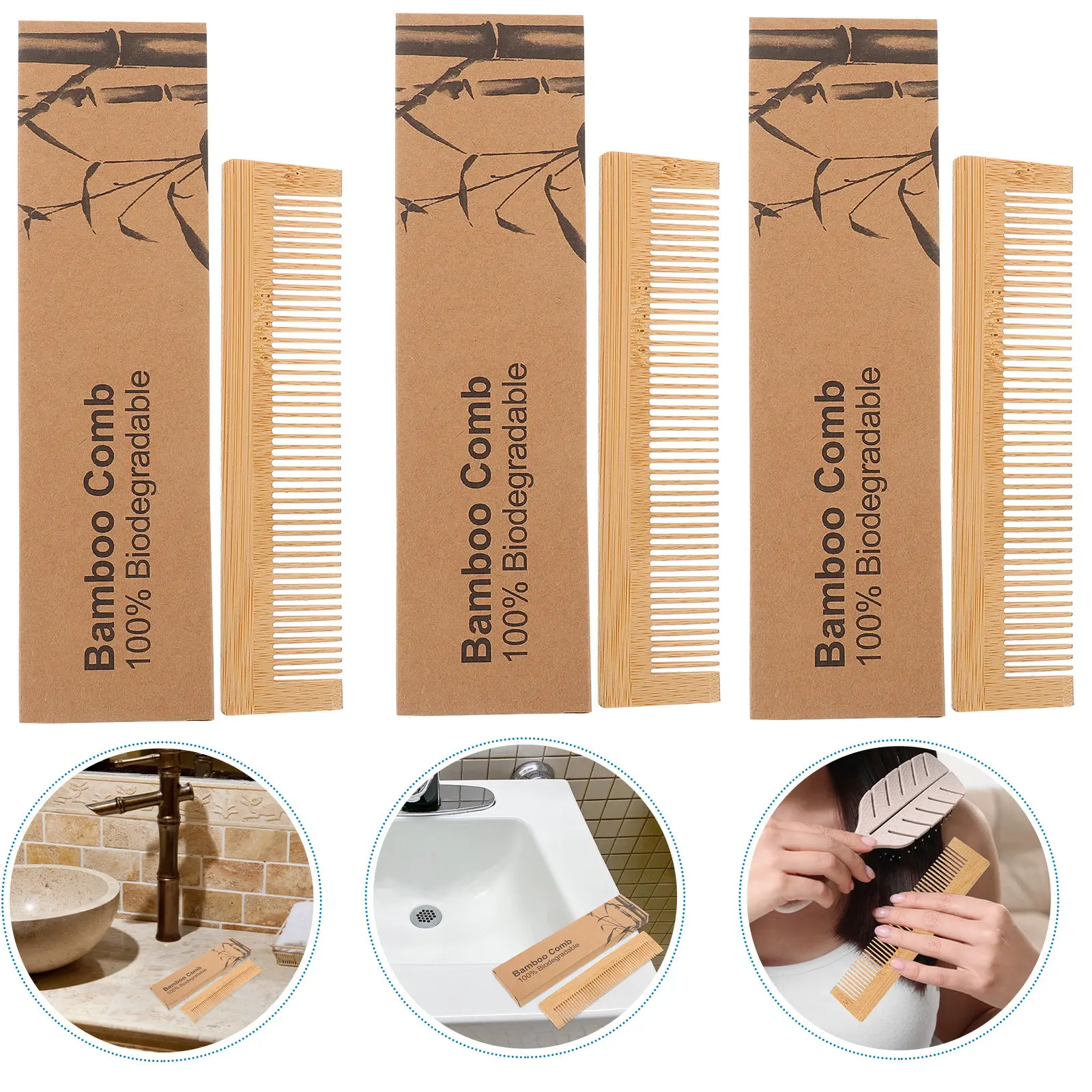 10Sets Wood Comb Set Anti-Static Gentle Scalp Wooden Hair Combs in Individual Cases for Travel Hotel Use Detangler Wide Fine
10Sets Wood Comb Set Anti-Static Gentle Scalp Wooden Hair Combs in Individual Cases for Travel Hotel Use Detangler Wide Fine