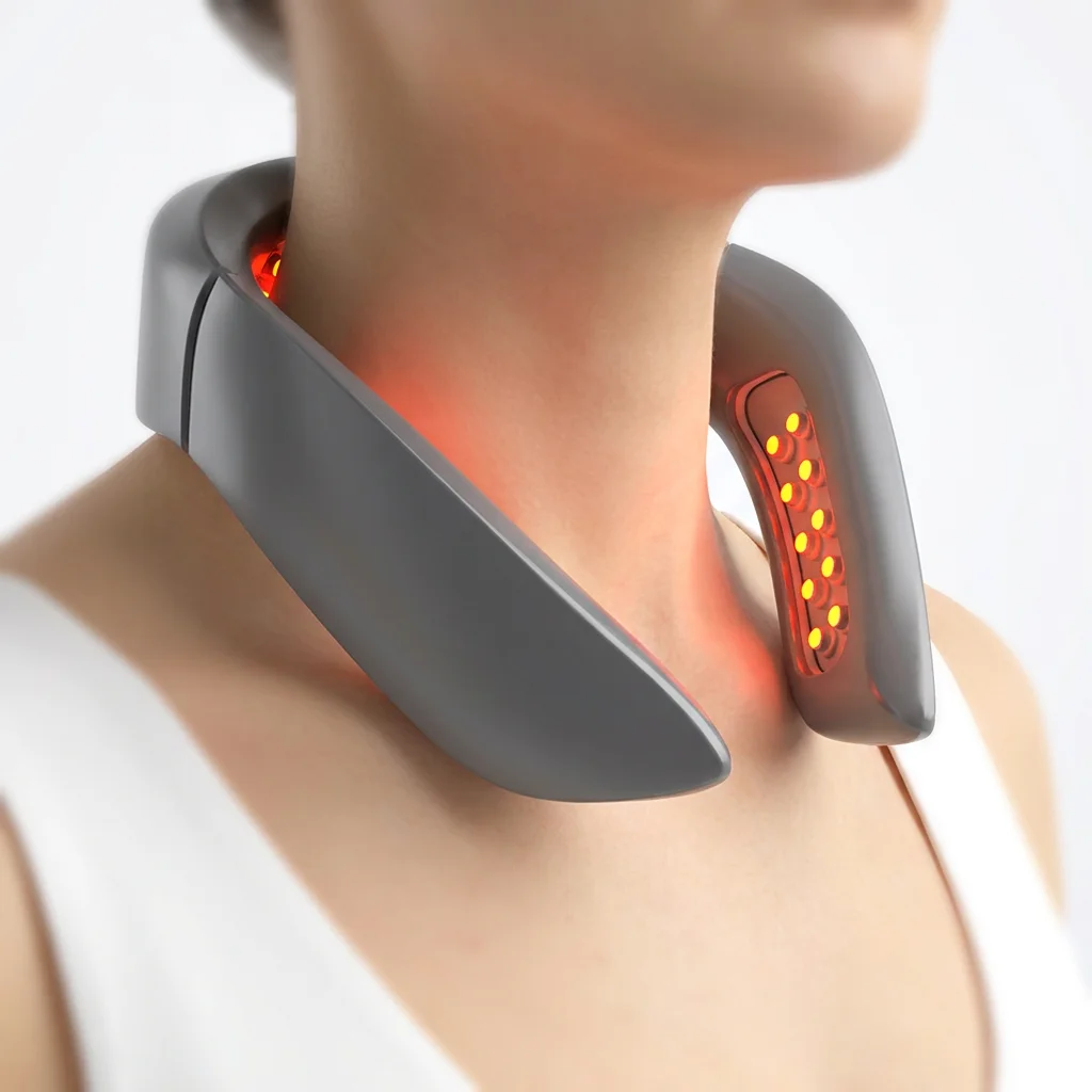 Custom Portable U Shaped 650nm Diode Laser 3D Revival Neck Massager Neck Relaxer Device with Box Packing
Custom Portable U Shaped 650nm Diode Laser 3D Revival Neck Massager Neck Relaxer Device with Box Packing