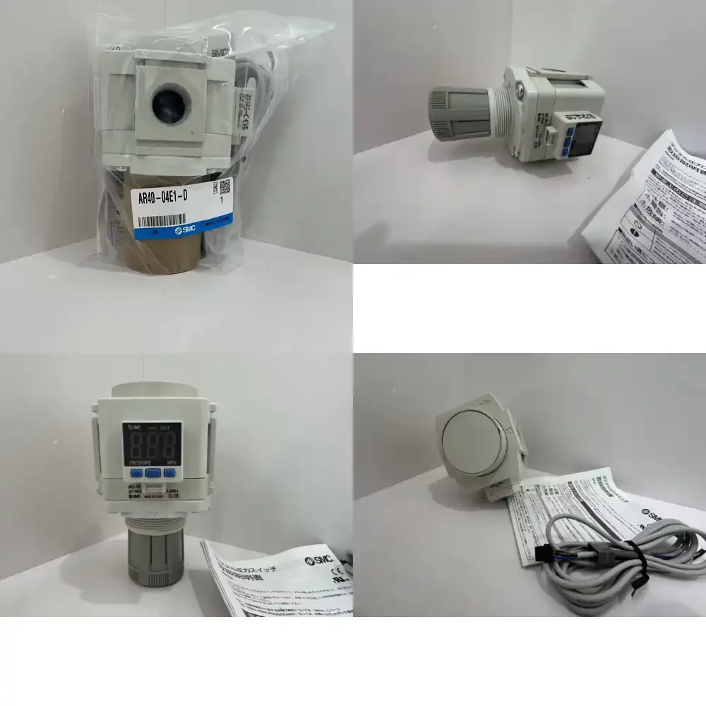 SMC AR40-04E1-D Original Genuine Series Regulator (With Backflow Function Option) New Condition Filter and Pipe
SMC AR40-04E1-D Original Genuine Series Regulator (With Backflow Function Option) New Condition Filter and Pipe