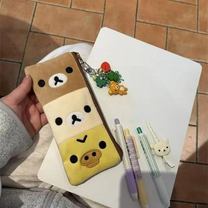 Ins Style Rilakkuma Splice Pencil Case Cartoon Anime Large Capacity Zipper Makeup Bag Creativity Student Stationery Storage Bag
Ins Style Rilakkuma Splice Pencil Case Cartoon Anime Large Capacity Zipper Makeup Bag Creativity Student Stationery Storage Bag