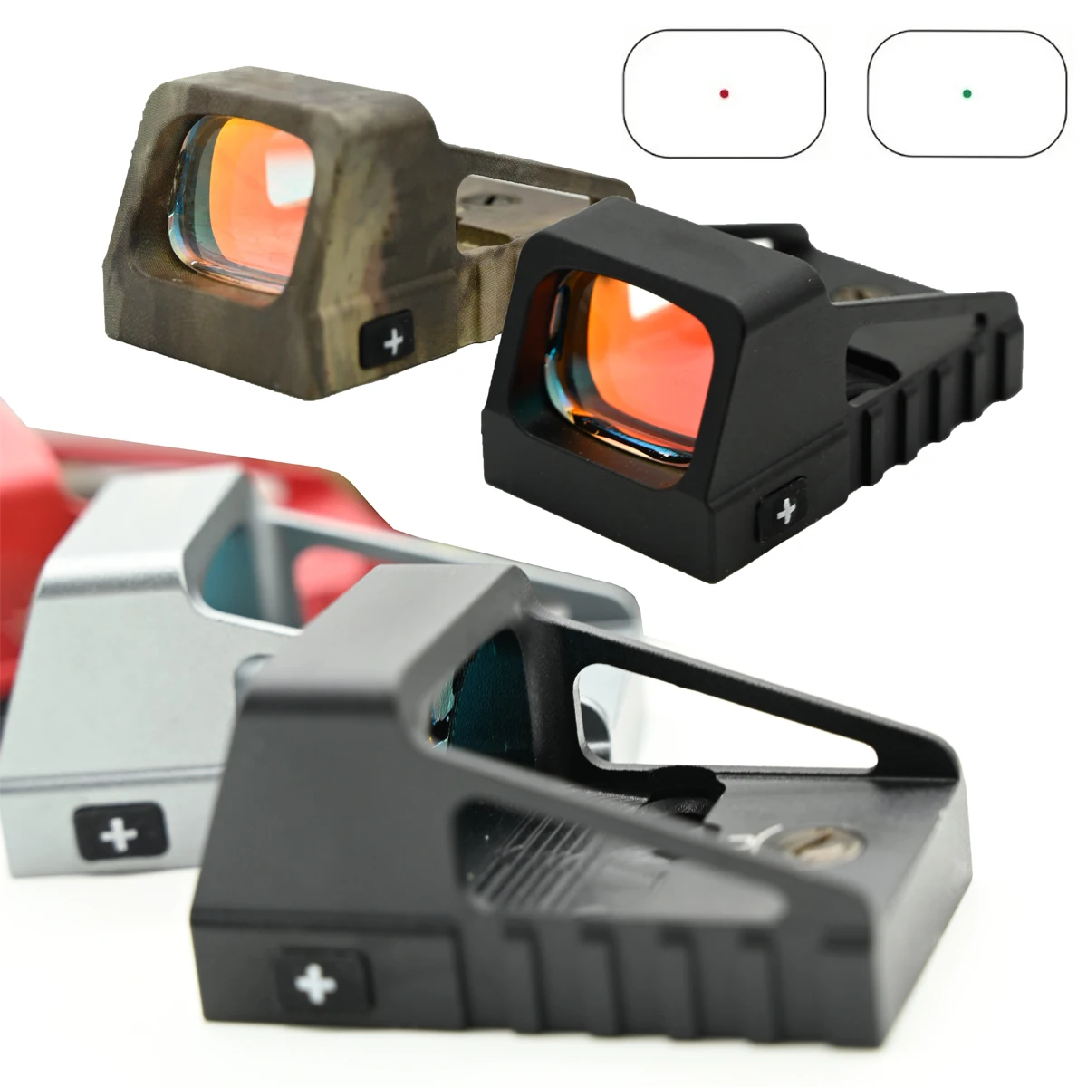 Tactical Red Dot Holographic Sight OS Compact 3.5MOA Reflex Sights with Ntensity Parallex Free Co-witness Reflex Sight
Tactical Red Dot Holographic Sight OS Compact 3.5MOA Reflex Sights with Ntensity Parallex Free Co-witness Reflex Sight