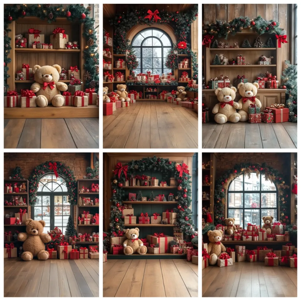 Christmas Doll Bear Gift Tree Decorative Wall Theme Banner Background, Children's Birthday Party Decoration Photography Backdrop
Christmas Doll Bear Gift Tree Decorative Wall Theme Banner Background, Children's Birthday Party Decoration Photography Backdrop