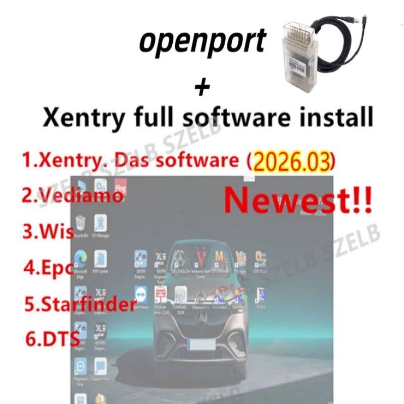 xentry 03.2026 full software openport J2534 for Mercedes-Ben-z Diagnostic newest version Software Remote install and activate
xentry 03.2026 full software openport J2534 for Mercedes-Ben-z Diagnostic newest version Software Remote install and activate