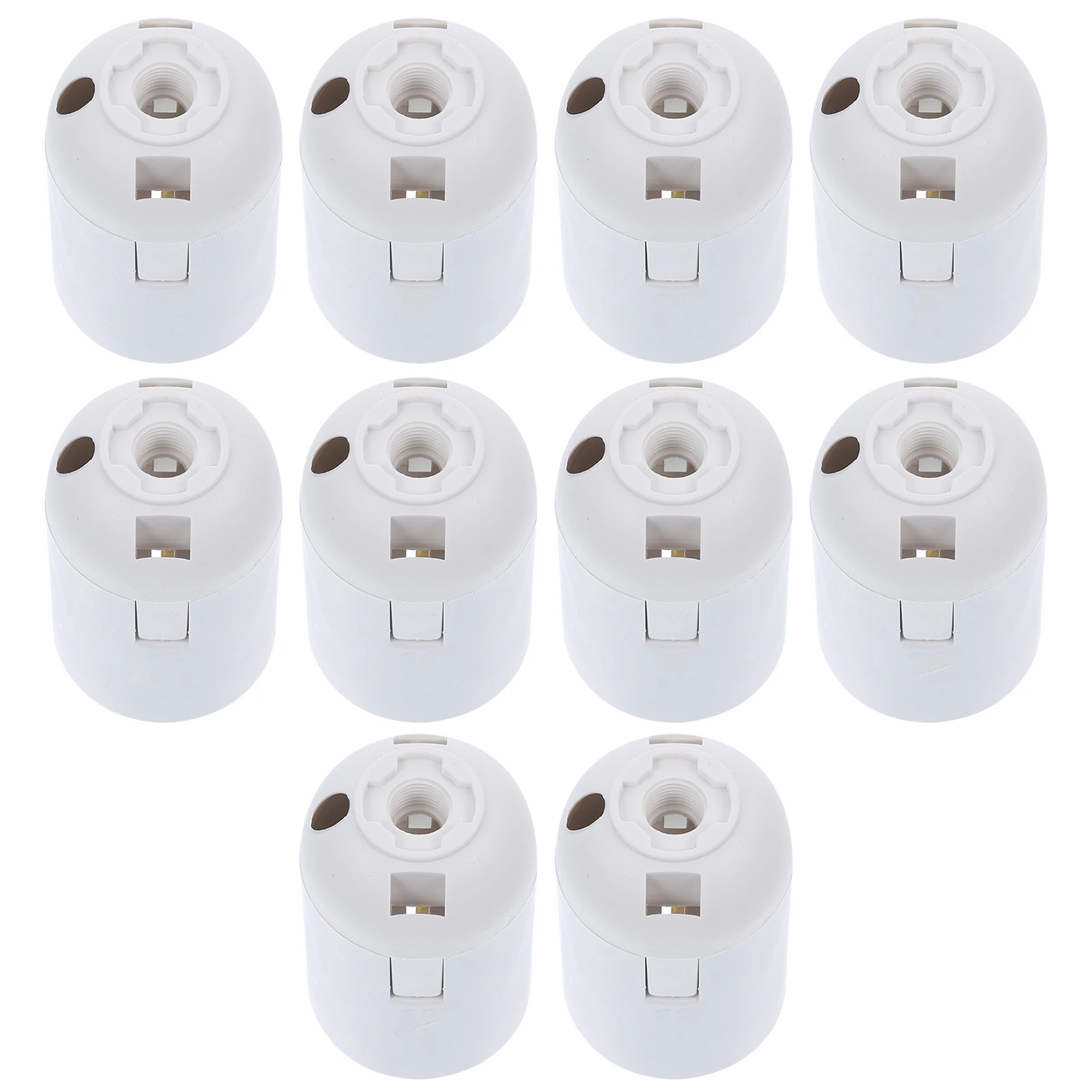 10pcs E26 E27 Bulb Holder White Base Heat Resistant Repair Kit Parts DIY Lamp Parts Replacement Lamp Socket Lighting
10pcs E26 E27 Bulb Holder White Base Heat Resistant Repair Kit Parts DIY Lamp Parts Replacement Lamp Socket Lighting