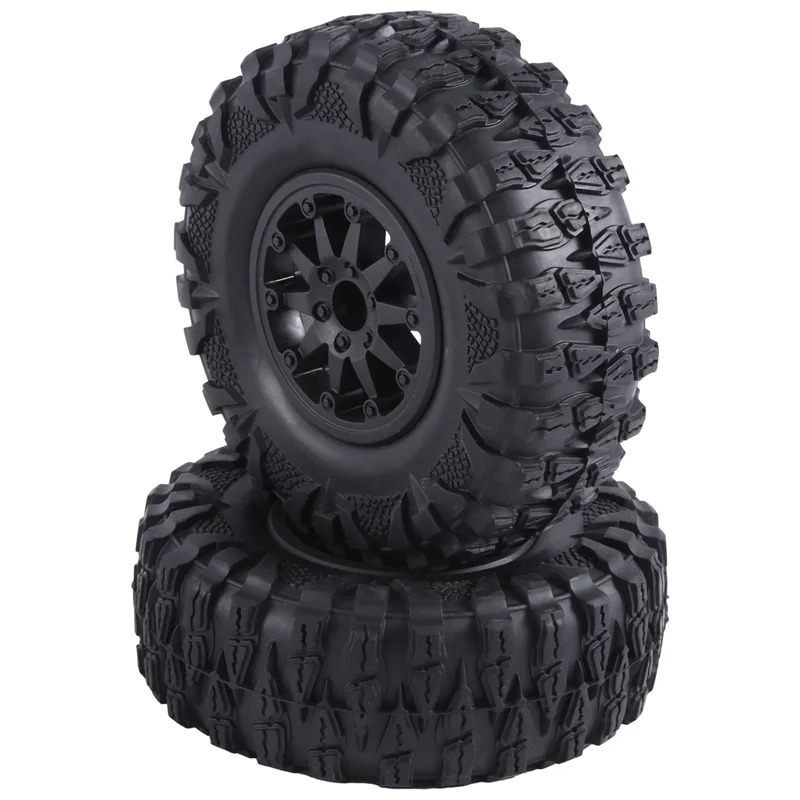 4PCS 2.2 Inch Nylon Plastic Beadlock Wheel 4.72In/120Mm Tire With 12Mm Combiner Hex For 1/10 RC Rock Crawler Parts Black
4PCS 2.2 Inch Nylon Plastic Beadlock Wheel 4.72In/120Mm Tire With 12Mm Combiner Hex For 1/10 RC Rock Crawler Parts Black