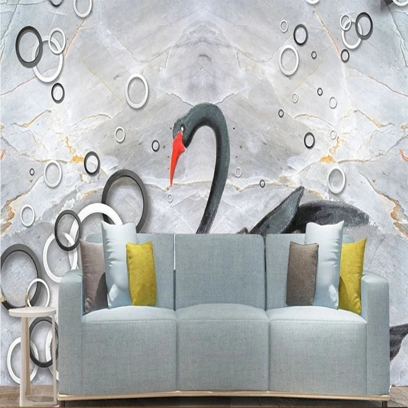 MU8758 Marble crystal porcelain 3D black swan TV bedroom background wall decorative painting
MU8758 Marble crystal porcelain 3D black swan TV bedroom background wall decorative painting