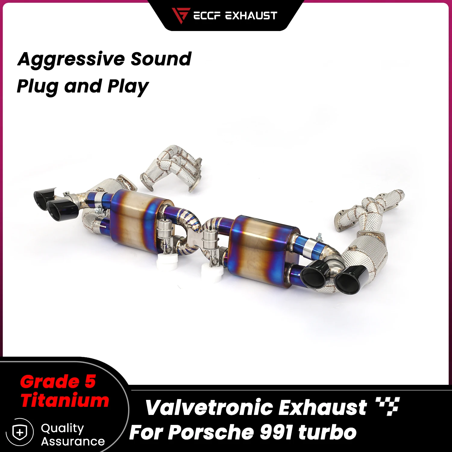 TItanium Pneumatic Valve Catback Exhaust With Headers&Downpipe for Porsche 991 turbo Unleash True Exhaust Performance
TItanium Pneumatic Valve Catback Exhaust With Headers&Downpipe for Porsche 991 turbo Unleash True Exhaust Performance