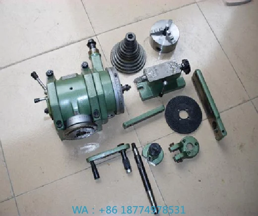 Center Height 80mm Chuck 100mm New Universal Dividing Head Set for Milling Machine Dividing Plate
Center Height 80mm Chuck 100mm New Universal Dividing Head Set for Milling Machine Dividing Plate