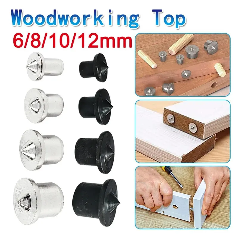 8pc Panel Furniture Positioning Woodworking round Wooden Tenon Black Top DIY Silver Locator Wooden Pin Center Punch Tool Set
8pc Panel Furniture Positioning Woodworking round Wooden Tenon Black Top DIY Silver Locator Wooden Pin Center Punch Tool Set