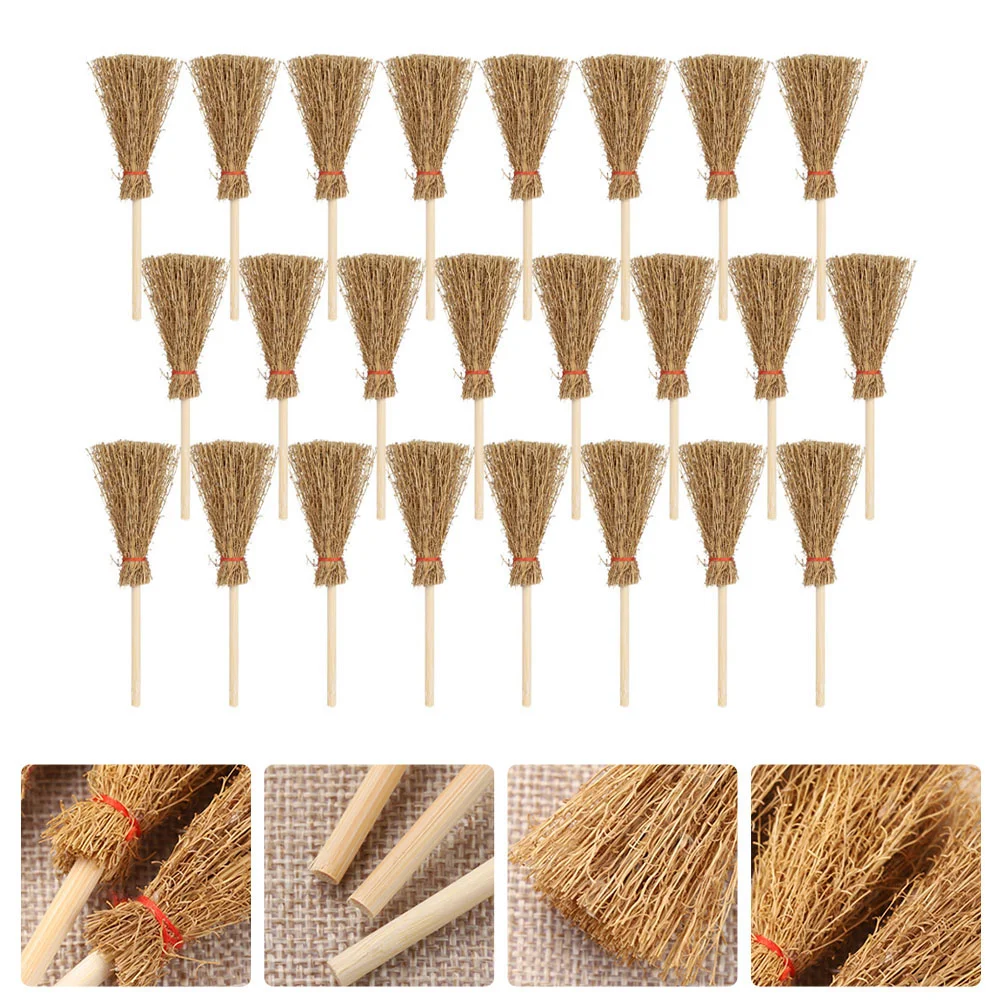 25 Pcs Small Broom Micro Landscape Decor Miniature Models Brooms Kids Pretend Toy Toys
25 Pcs Small Broom Micro Landscape Decor Miniature Models Brooms Kids Pretend Toy Toys