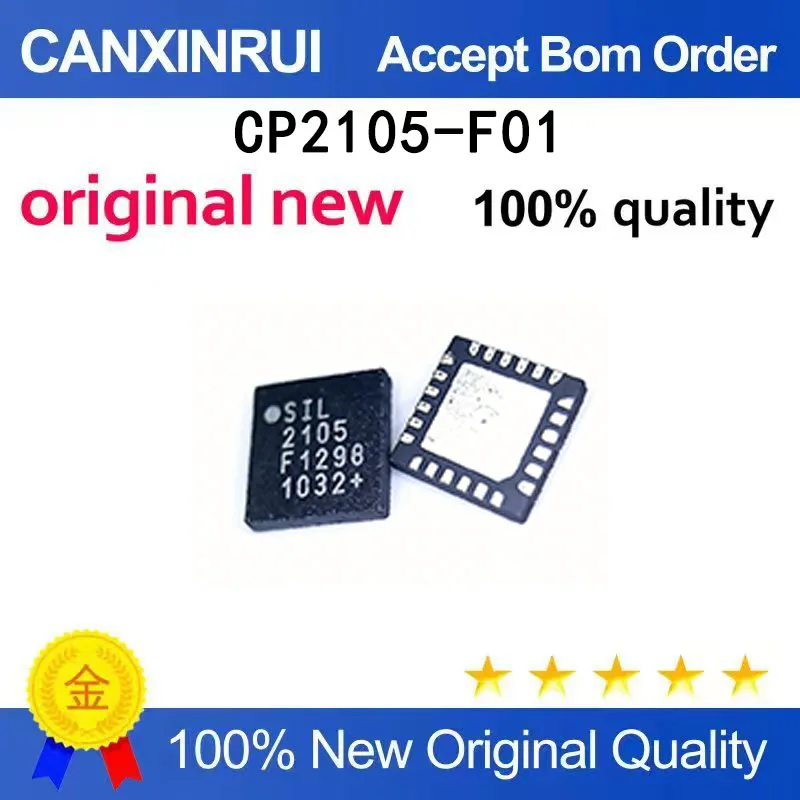 (5-100 pieces)Brand new original CP2105-F01-GMR SIL2105 2105 QFN24 spot chip
(5-100 pieces)Brand new original CP2105-F01-GMR SIL2105 2105 QFN24 spot chip