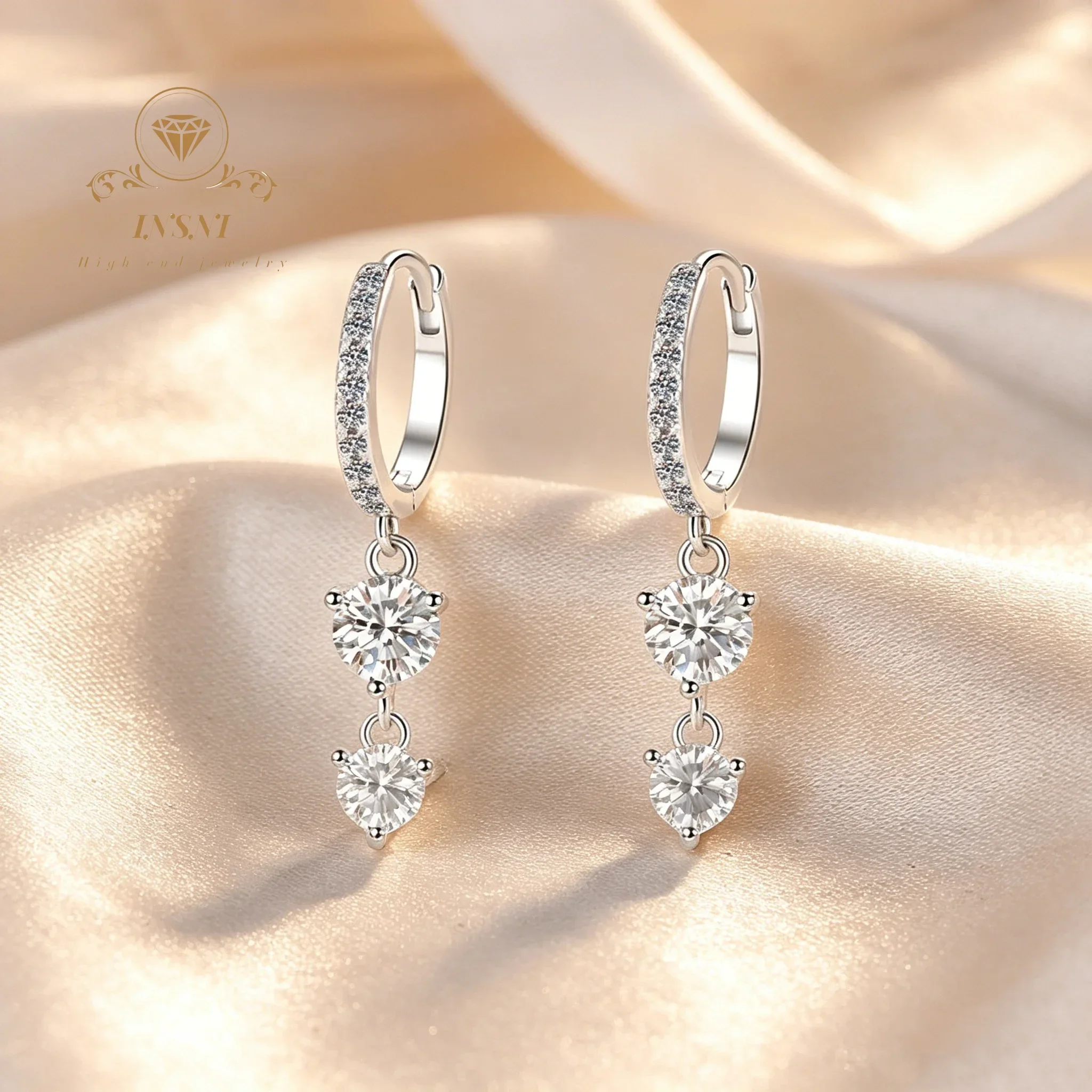 Premium Long Tassel Moissanite Earrings 925 Tremella Jewelry Affordable Light Luxury Jewelry Women's Gifts Daily Commuter
Premium Long Tassel Moissanite Earrings 925 Tremella Jewelry Affordable Light Luxury Jewelry Women's Gifts Daily Commuter