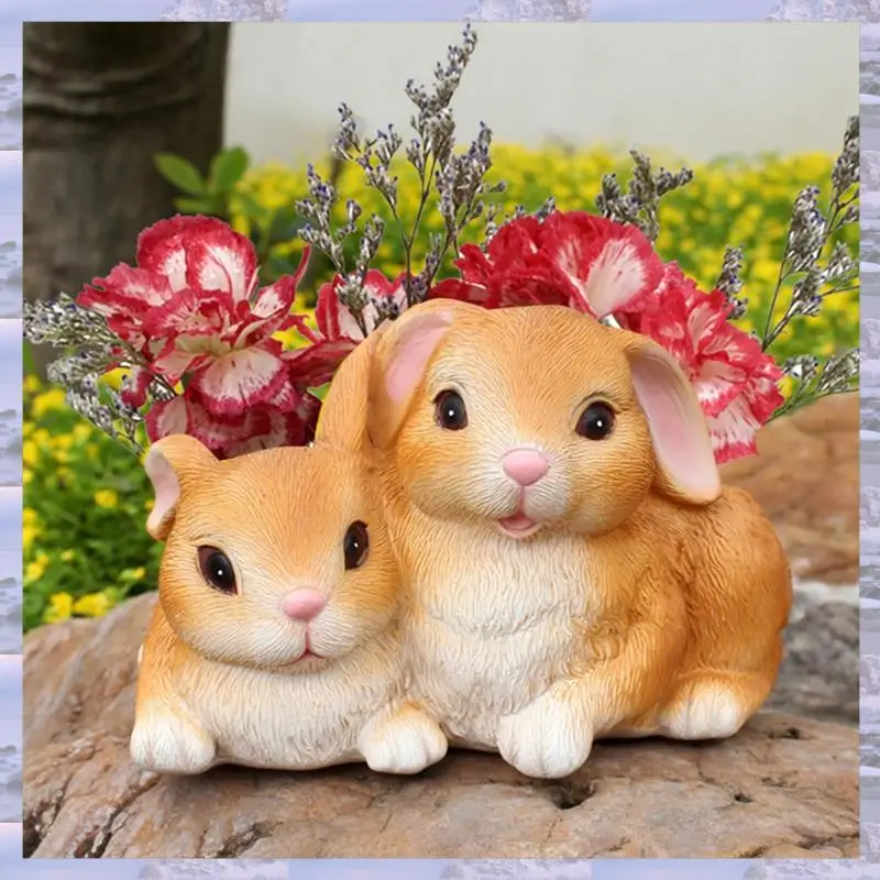 Animal Resin Flowerpot Cute Vases Cactus Succulent Plants Pot Flower Arrangement Garden Decor
Animal Resin Flowerpot Cute Vases Cactus Succulent Plants Pot Flower Arrangement Garden Decor