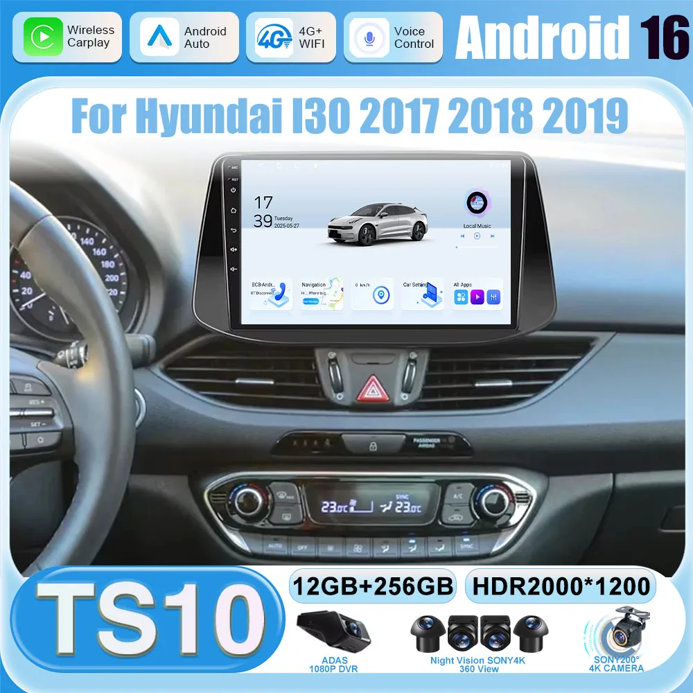 Для Hyundai I30 2017 2018 2019 Android экран автомобильный мультимедийный видеоплеер GPS-навигация авторадио CarPlay автостерео головное устройство
Для Hyundai I30 2017 2018 2019 Android экран автомобильный мультимедийный видеоплеер GPS-навигация авторадио CarPlay автостерео головное устройство