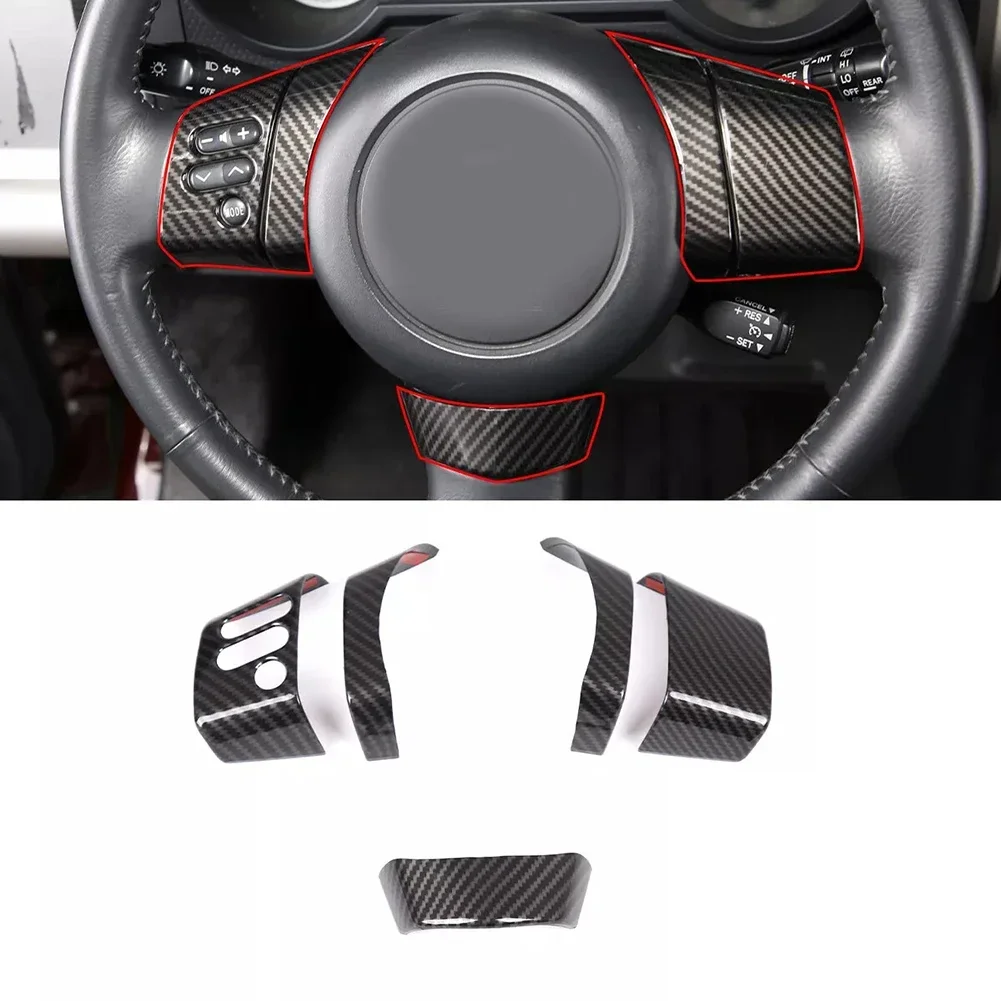 1set Steering Wheel Cover Trim Bezel For Toyota For FJ For Cruiser 2007-2021 Carbon Fiber Car Steering Wheel Button Trim Frame
1set Steering Wheel Cover Trim Bezel For Toyota For FJ For Cruiser 2007-2021 Carbon Fiber Car Steering Wheel Button Trim Frame