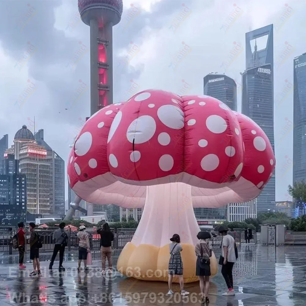 Giant Inflatable Mushroom Model With Led Lights Artificial Inflatable Mushroom Plant Blow Up Flower For Outdoor Decoration
Giant Inflatable Mushroom Model With Led Lights Artificial Inflatable Mushroom Plant Blow Up Flower For Outdoor Decoration