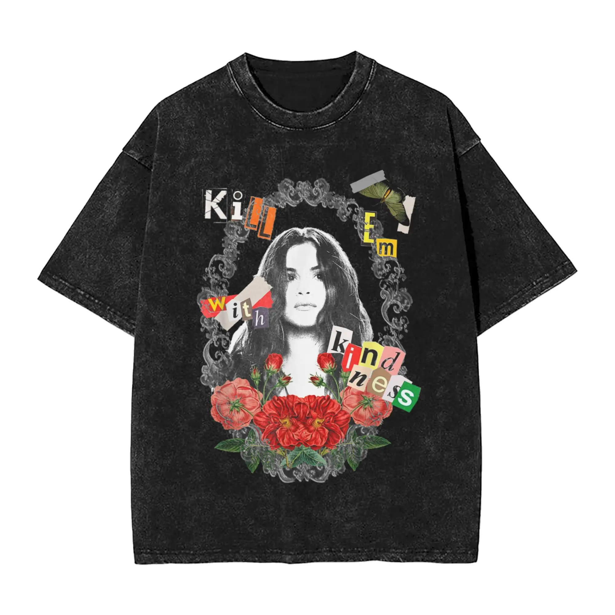 Selena Gomez Kill Them With Kindness Black T Shirt Summer Aesthetic T Shirts Cotton Tee Shirt For Mens Short-Sleeve Top Tees
Selena Gomez Kill Them With Kindness Black T Shirt Summer Aesthetic T Shirts Cotton Tee Shirt For Mens Short-Sleeve Top Tees