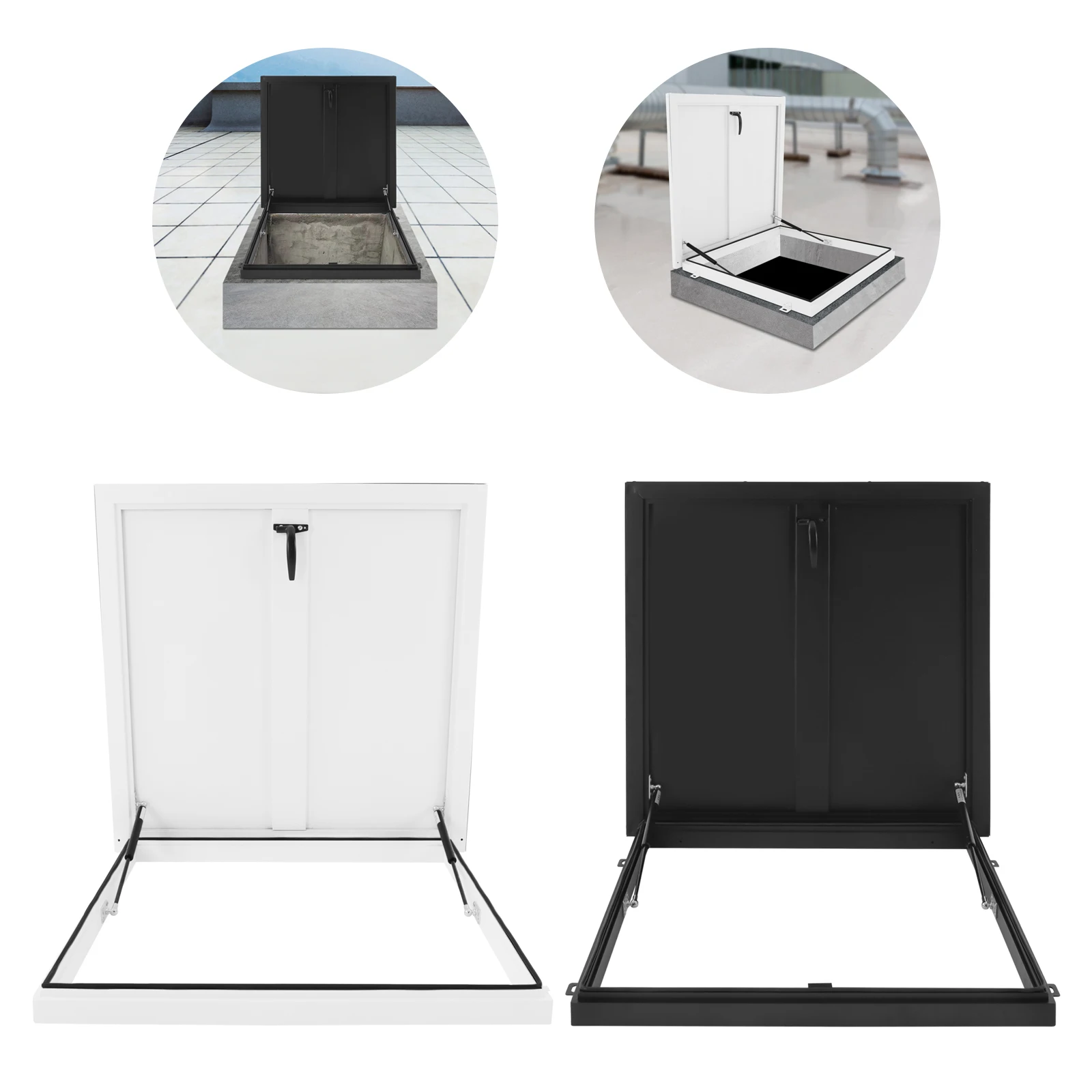 Люк на крышу из алюминиевого сплава 27,5*27,5 дюймов, белый/черный квадратный люк на крыше для жилых зданий, складских товаров
Люк на крышу из алюминиевого сплава 27,5*27,5 дюймов, белый/черный квадратный люк на крыше для жилых зданий, складских товаров