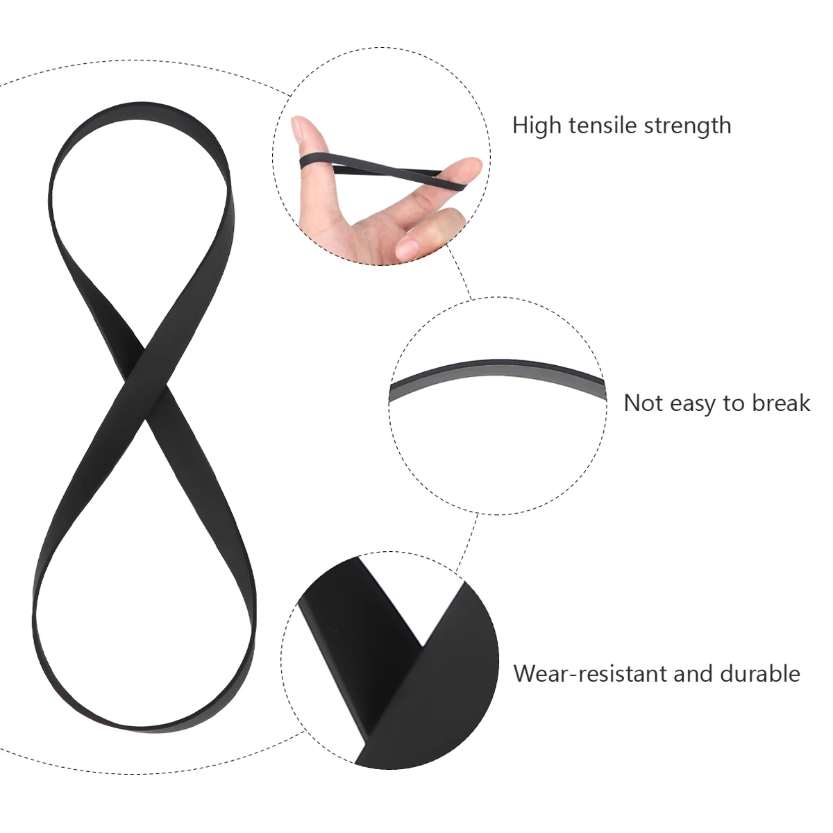 2pcs Cassette Recorder CD Drive Turntable Belt Strap DVD Belt Rubber Durable Replacement Backup
2pcs Cassette Recorder CD Drive Turntable Belt Strap DVD Belt Rubber Durable Replacement Backup