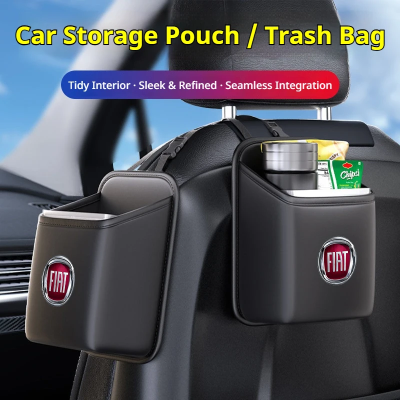 Car trash can hanging seat back storage bag multifunctional trash can car interior accessories suitable for Fiat 500
Car trash can hanging seat back storage bag multifunctional trash can car interior accessories suitable for Fiat 500