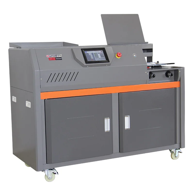 Wuhao 60F-A4 Automatic Wireless Glue Binding Machine A4 Size Perfect Binder
Wuhao 60F-A4 Automatic Wireless Glue Binding Machine A4 Size Perfect Binder