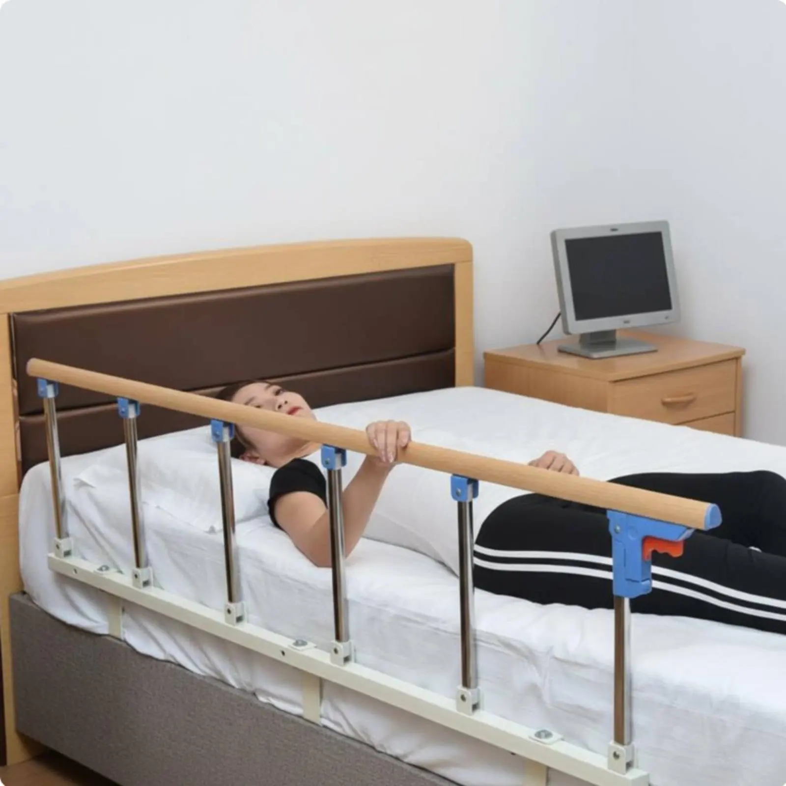Grown-up Bed Safety Rail Sturdy & Stable Anti-Fall Bed Barrier Fall Protection Guardrail Reinforced Support Bedside Safety
Grown-up Bed Safety Rail Sturdy & Stable Anti-Fall Bed Barrier Fall Protection Guardrail Reinforced Support Bedside Safety