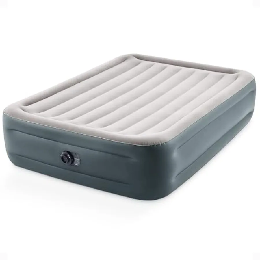 64125ED Dura-Beam Plus Essential Rest Air Mattress - Fiber-Tech Queen Size Built-in Electric Pump 18in Bed Height 600lb Weight
64125ED Dura-Beam Plus Essential Rest Air Mattress - Fiber-Tech Queen Size Built-in Electric Pump 18in Bed Height 600lb Weight