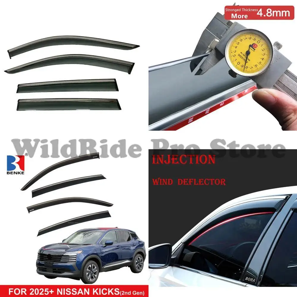 1 комплект, оптовая продажа с фабрики, дефлектор от дождя для окон автомобиля для Nissan Kicks 2025, дверные козырьки, солнцезащитные козырьки, ветровые дефлекторы
1 комплект, оптовая продажа с фабрики, дефлектор от дождя для окон автомобиля для Nissan Kicks 2025, дверные козырьки, солнцезащитные козырьки, ветровые дефлекторы