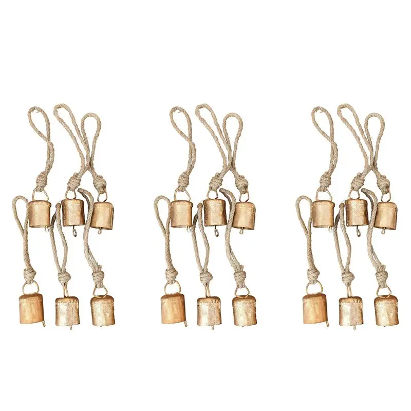 Винтажные подвесные колокольчики B62B-18, 18 шт., металлические колокольчики ручной работы с веревкой для Рождества или любого праздника
Винтажные подвесные колокольчики B62B-18, 18 шт., металлические колокольчики ручной работы с веревкой для Рождества или любого праздника