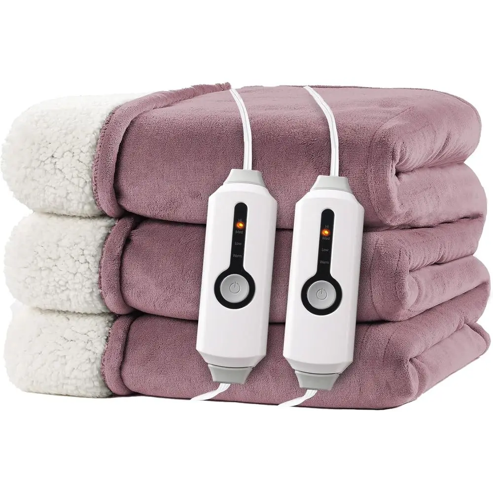 Одеяло с электрическим подогревом King Size 90 x 100 дюймов — двустороннее, с микроплюшью, абриком из шерпа, 4 настройками нагрева и 10 часов автоматического O, двойное
Одеяло с электрическим подогревом King Size 90 x 100 дюймов — двустороннее, с микроплюшью, абриком из шерпа, 4 настройками нагрева и 10 часов автоматического O, двойное