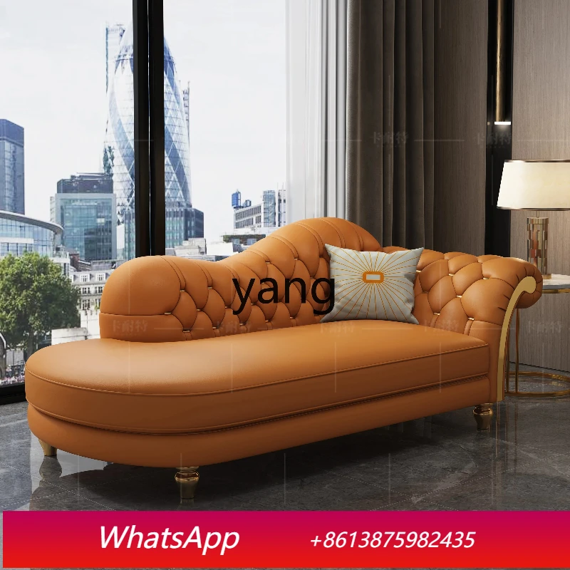 LT light luxury concubine chair leather American lazy recliner living room bedroom balcony beauty couch
LT light luxury concubine chair leather American lazy recliner living room bedroom balcony beauty couch