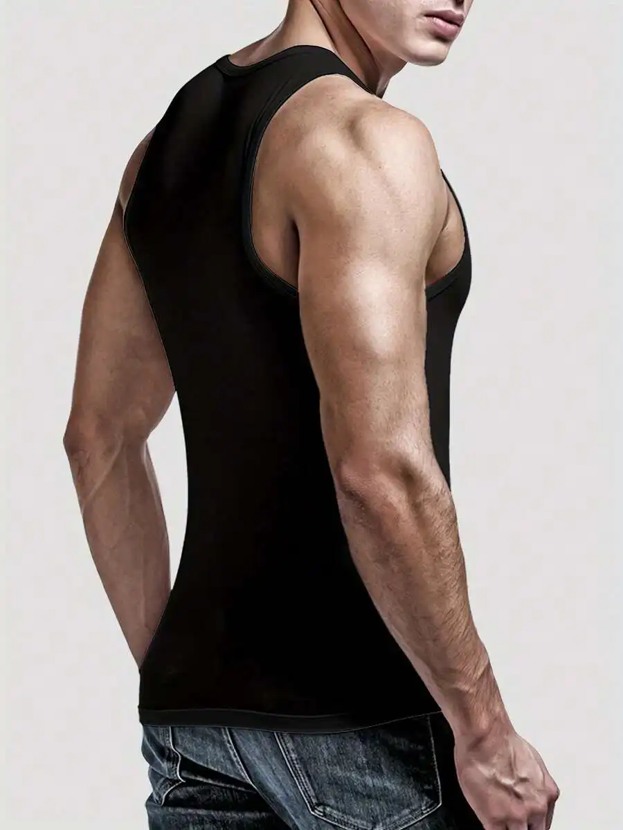 3pcs Mens Slim Fit Stretch Sleeveless Tank Top Breathable Round Neck Gym Workout Shirt Solid Color
3pcs Mens Slim Fit Stretch Sleeveless Tank Top Breathable Round Neck Gym Workout Shirt Solid Color