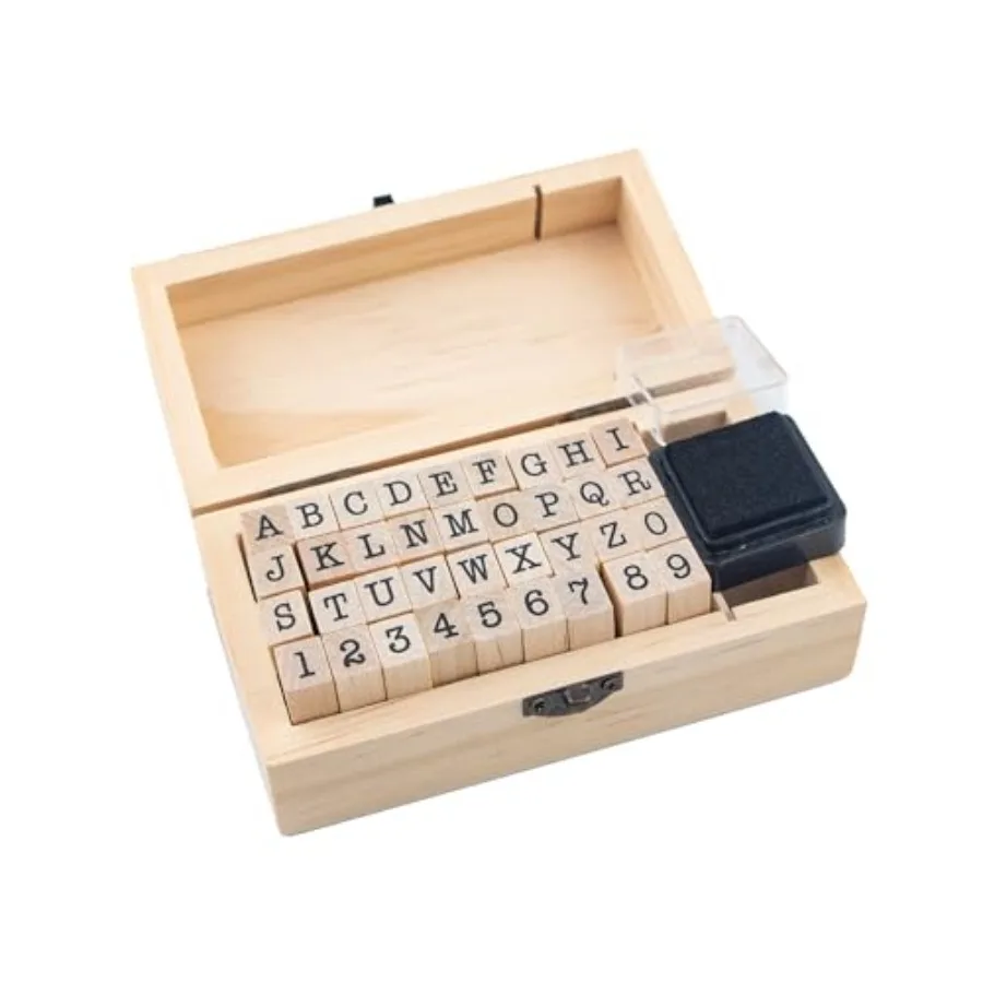 36 Ps Small, Box Multipurpose Number Alphabet Letter Wood Stamp for Card Making, DIY Craft, Scrapbooking Supplie, etc
36 Ps Small, Box Multipurpose Number Alphabet Letter Wood Stamp for Card Making, DIY Craft, Scrapbooking Supplie, etc