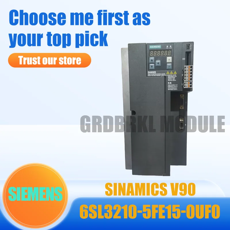 New Original SIEMENS 6SL3210-5FE15-0UF0 6SL3210-5FE17-0UF0 SINAMICS V90 Servo Drive
New Original SIEMENS 6SL3210-5FE15-0UF0 6SL3210-5FE17-0UF0 SINAMICS V90 Servo Drive